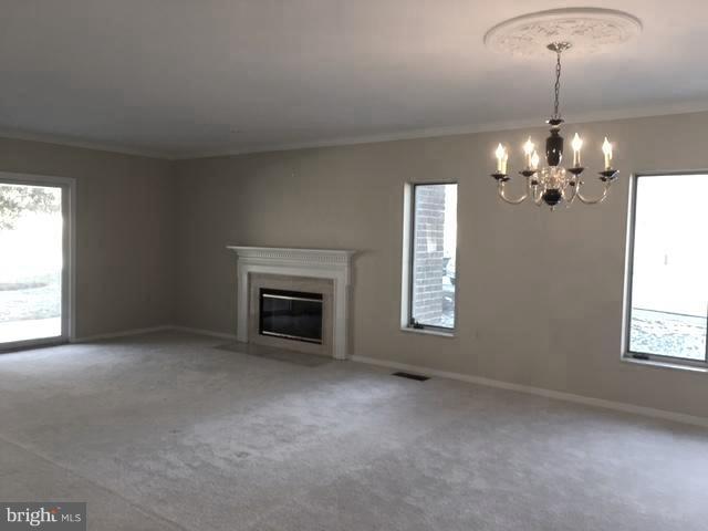 2331 Old Court Road, Unit 102 Baltimore, MD 21208 - Photo 3 of 27 Living Room with Fireplace