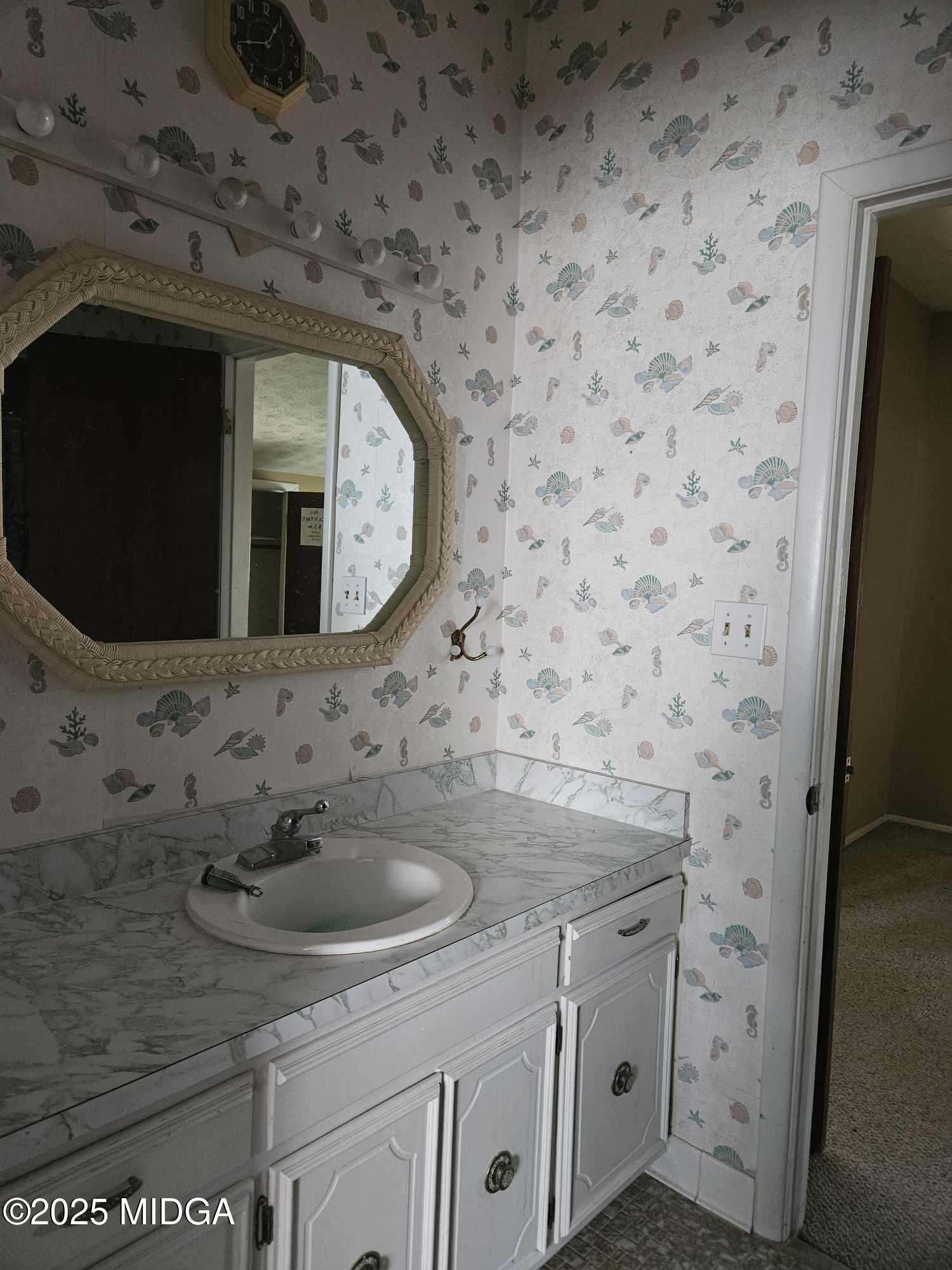 156 Rose Down Avenue Gray, GA 31032 - Photo 37 of 46 a bathroom with a sink and a mirror