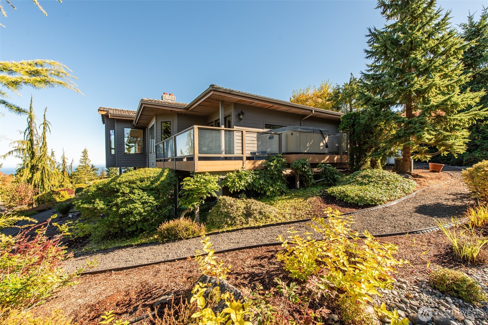 283 Fawn Lane Sequim, WA 98382 - Photo 36 of 38 a front view of a house with a yard