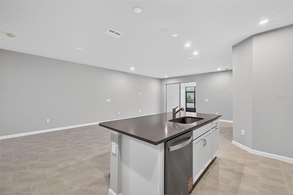 3352 Timber Xing Avenue Brandon, FL 33511 - Photo 8 of 35 a kitchen with granite countertop a sink and white cabinets