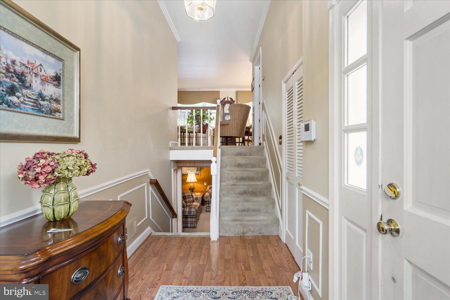806 Suburbian Road Reisterstown, MD 21136 - Photo 4 of 41 Rarely Available Foyer Leading to Dual Levels