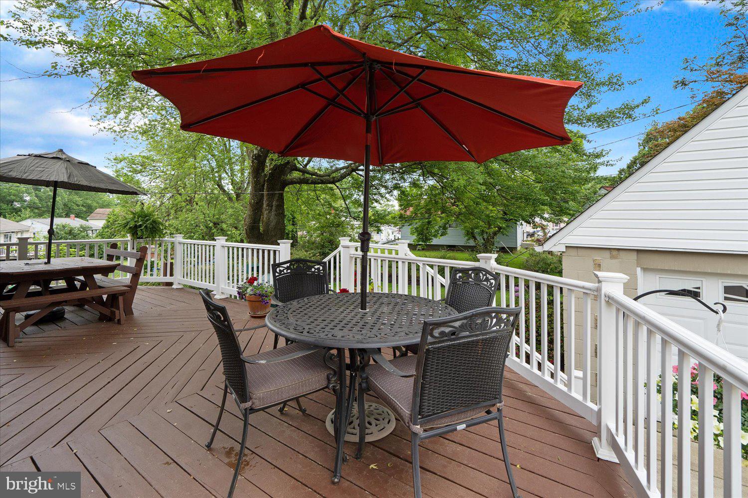 806 Suburbian Road Reisterstown, MD 21136 - Photo 35 of 41 Upper Level on Three Tier Deck