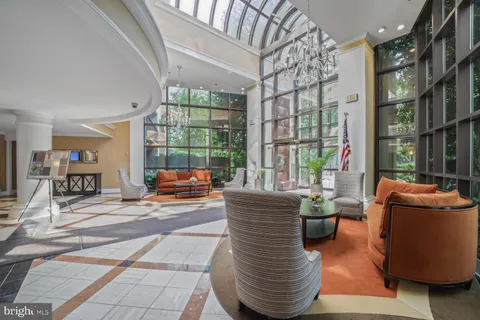 a view of a park with plants