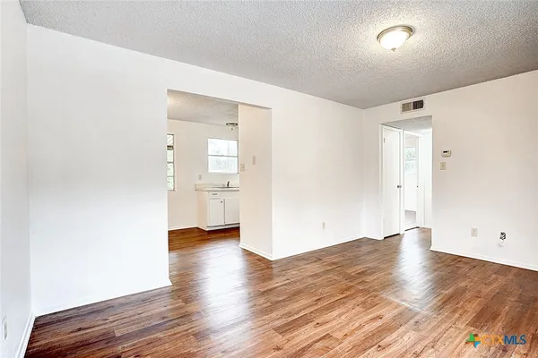 wooden floor in an empty room