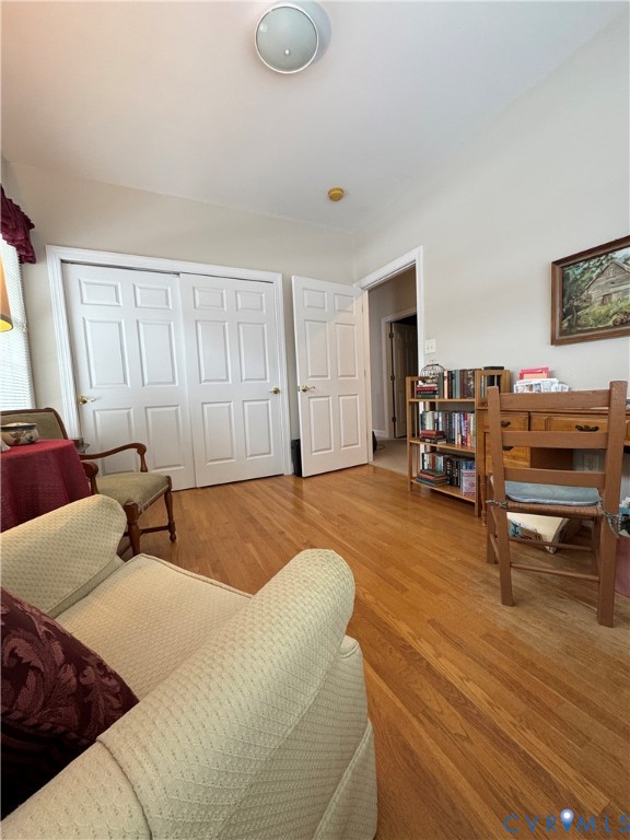 19 Bay Court Kilmarnock, VA 22482 - Photo 26 of 48 a bedroom with furniture and a wooden floor