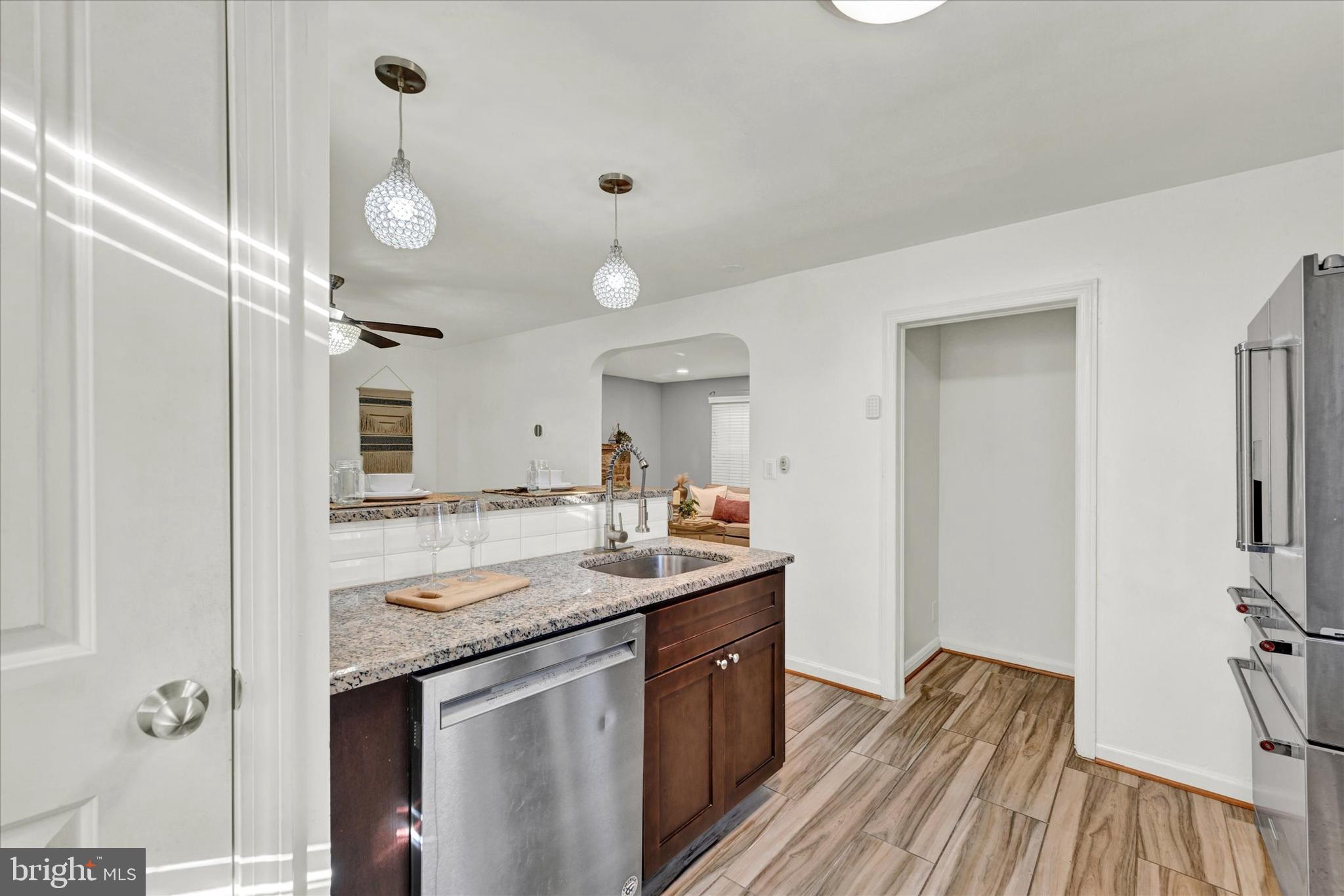 2019 Hillcrest Road Gwynn Oak, MD 21207 - Photo 12 of 29 a kitchen with a sink appliances and cabinets