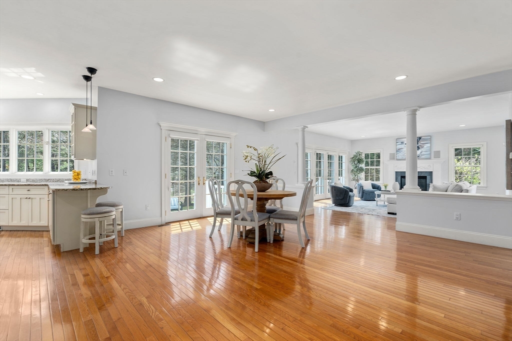 1 Beard Way Wellesley, MA 02482 - Photo 14 of 41 a view of a dining room with furniture window and wooden floor