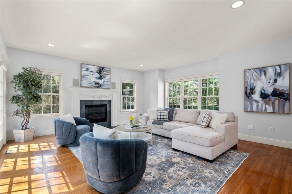 1 Beard Way Wellesley, MA 02482 - Photo 16 of 41 a living room with furniture and a fireplace