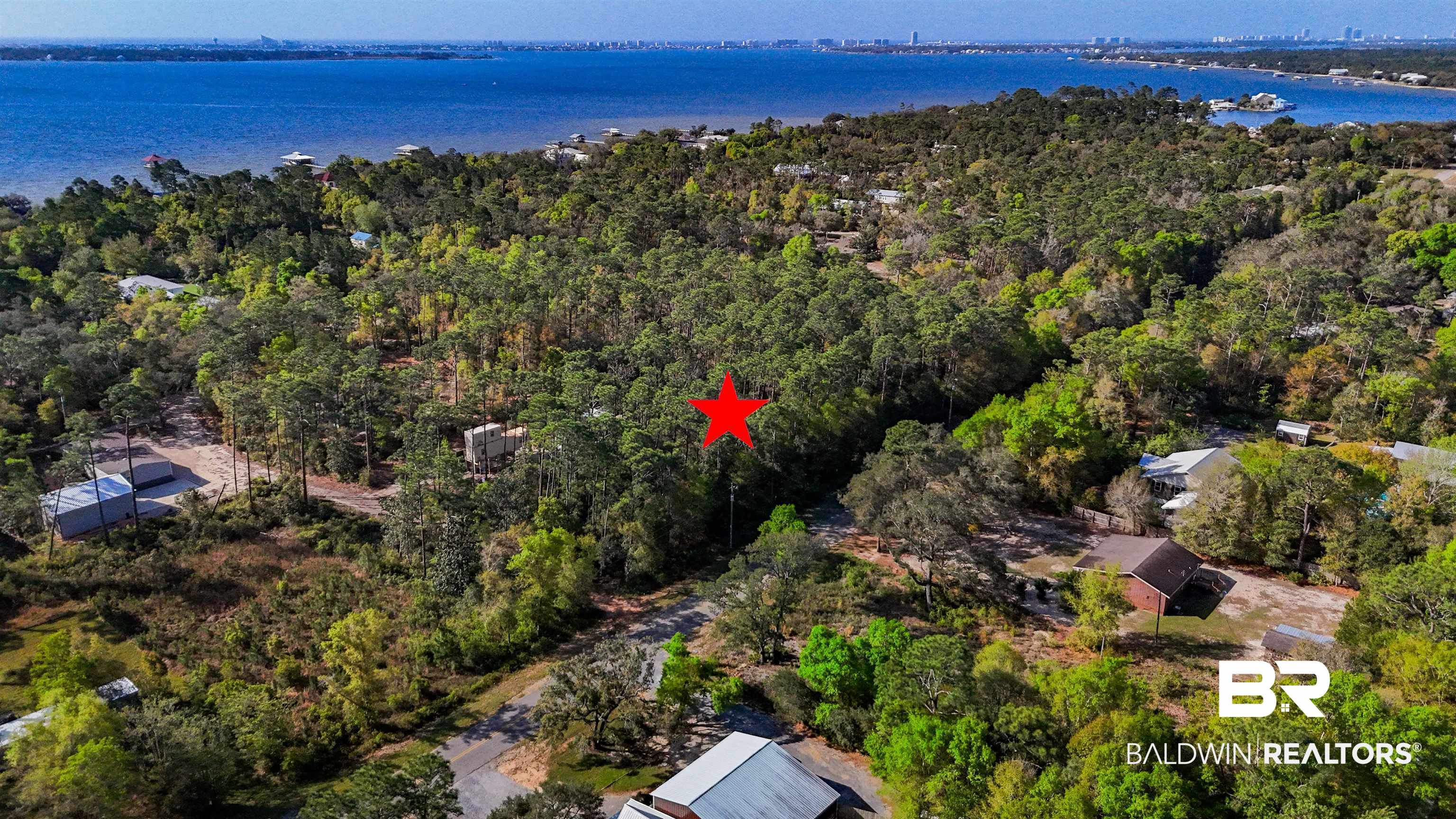 0 Cypress Street Elberta, AL 36530 - Photo 2 of 7 Drone / aerial view of a nearby body of water