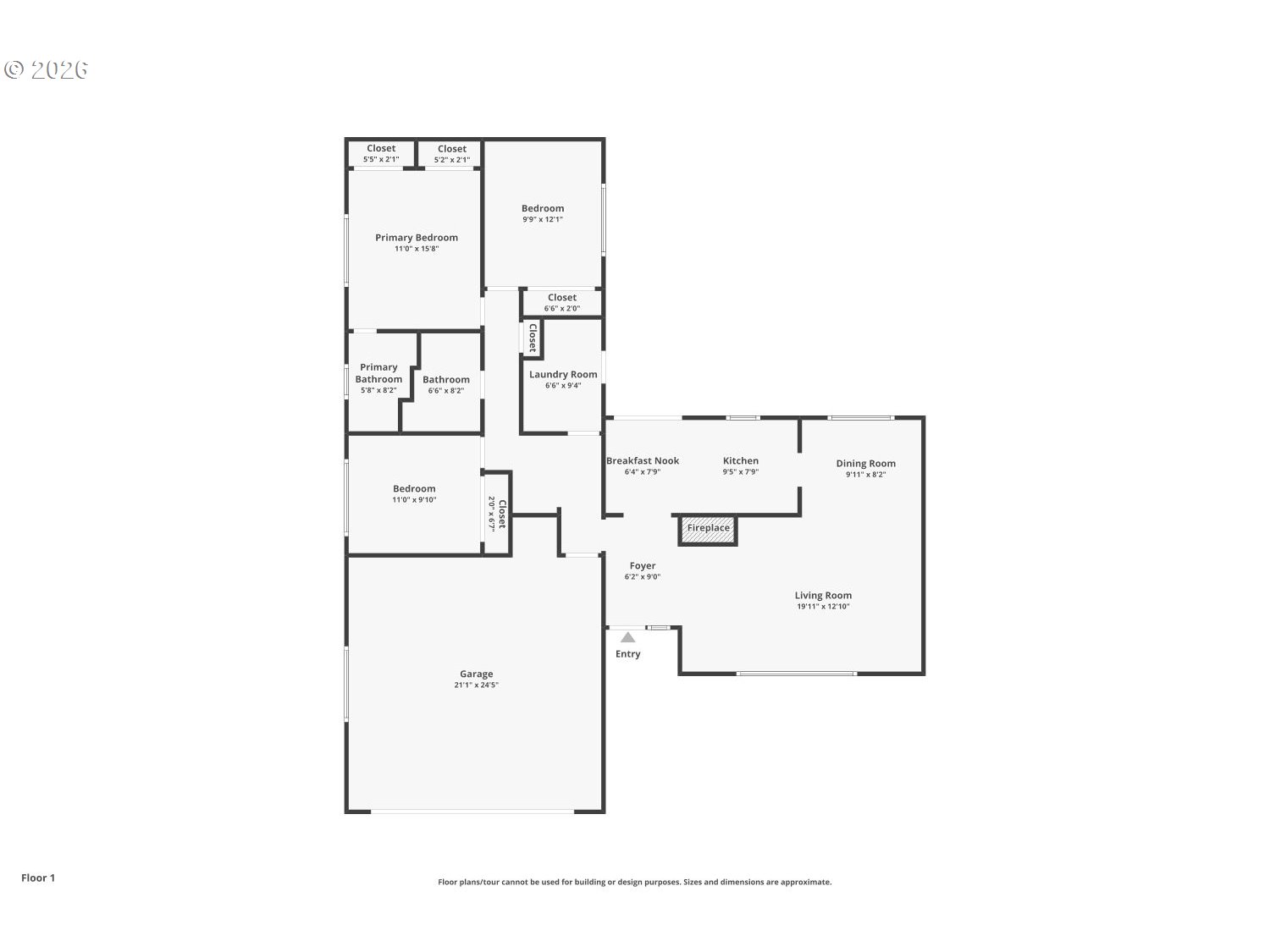 13405 Southwest Park Way Beaverton, OR 97005 - Photo 36 of 36 Floor Plan
