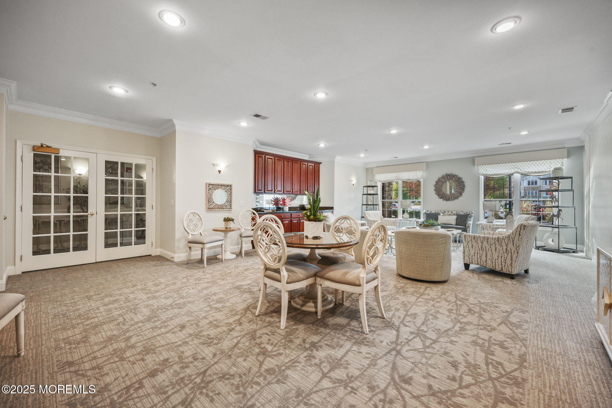 3208 Falston Circle, Unit 3208 Old Bridge, NJ 08857 - Photo 31 of 39 a living room with furniture a window and kitchen view