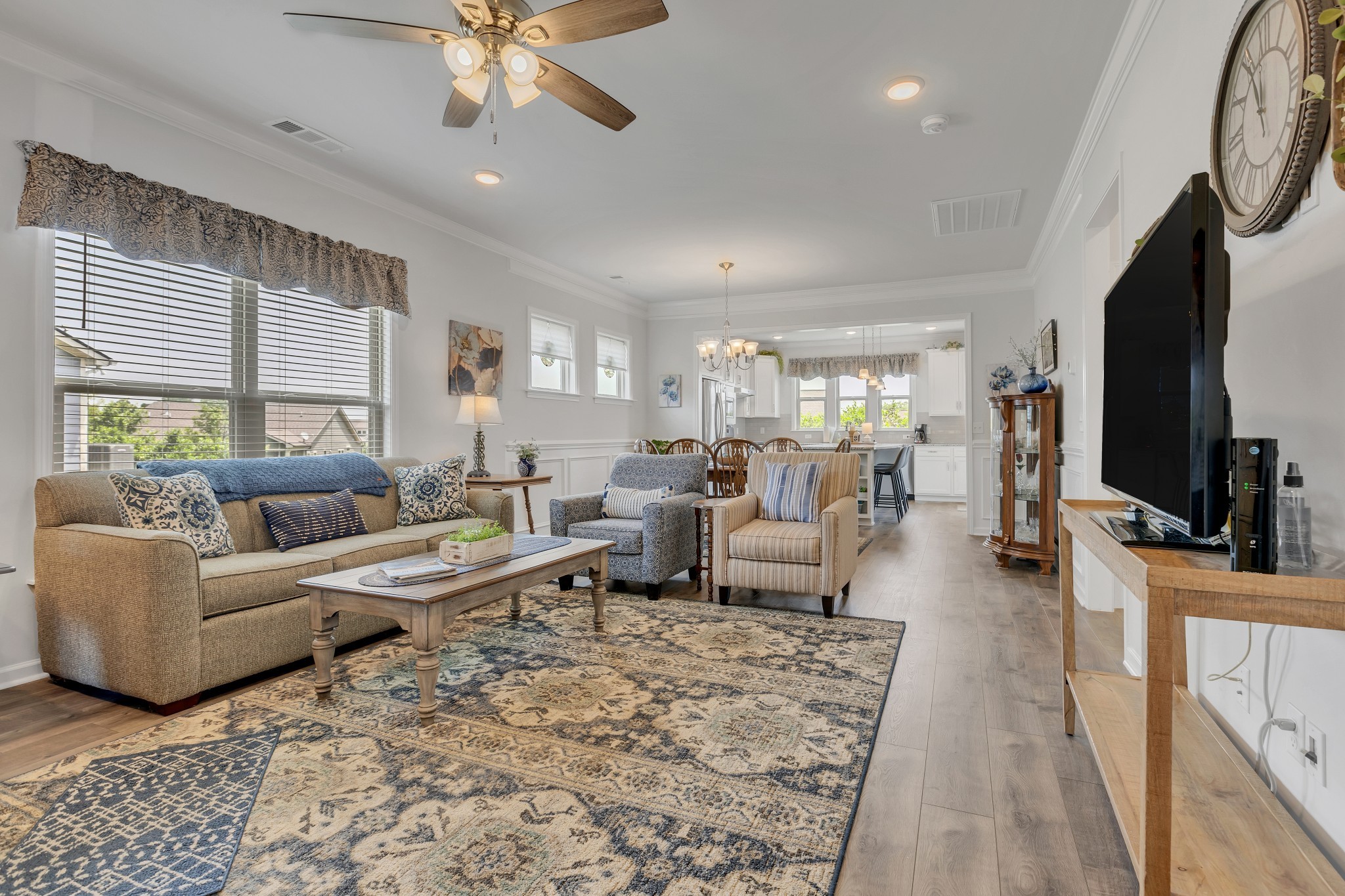 1514 Bledsoe Knoll Spring Hill, TN 37174 - Photo 11 of 47 a living room with furniture and a flat screen tv