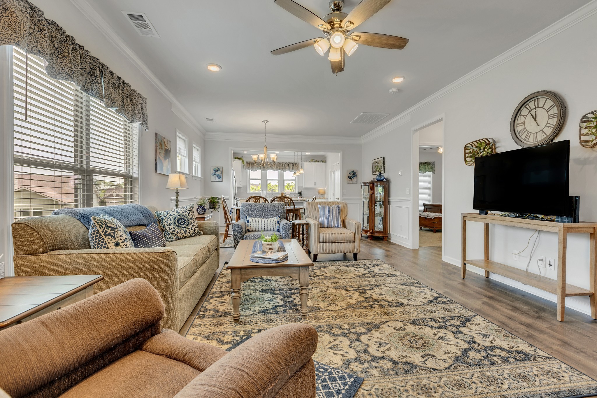 1514 Bledsoe Knoll Spring Hill, TN 37174 - Photo 8 of 47 a living room with furniture and a flat screen tv