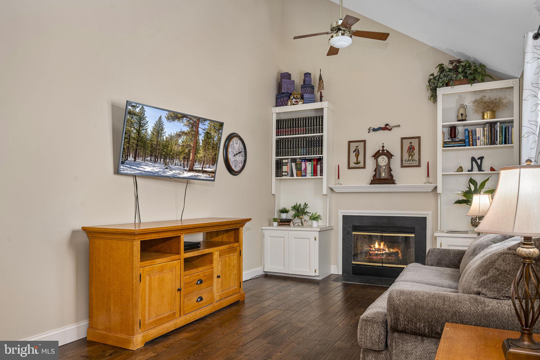 417 Windsong Lane Exton, PA 19341 - Photo 15 of 27 Family Room with vaulted ceiling and Fireplace!