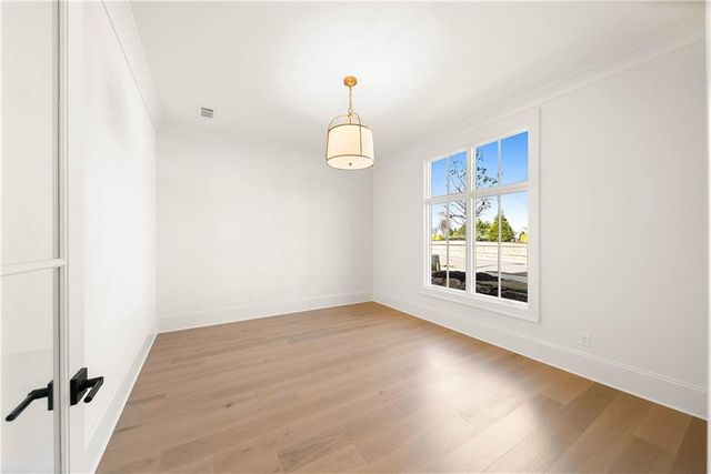 wooden floor in an empty room