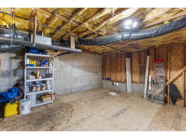 a view of storage and utility room