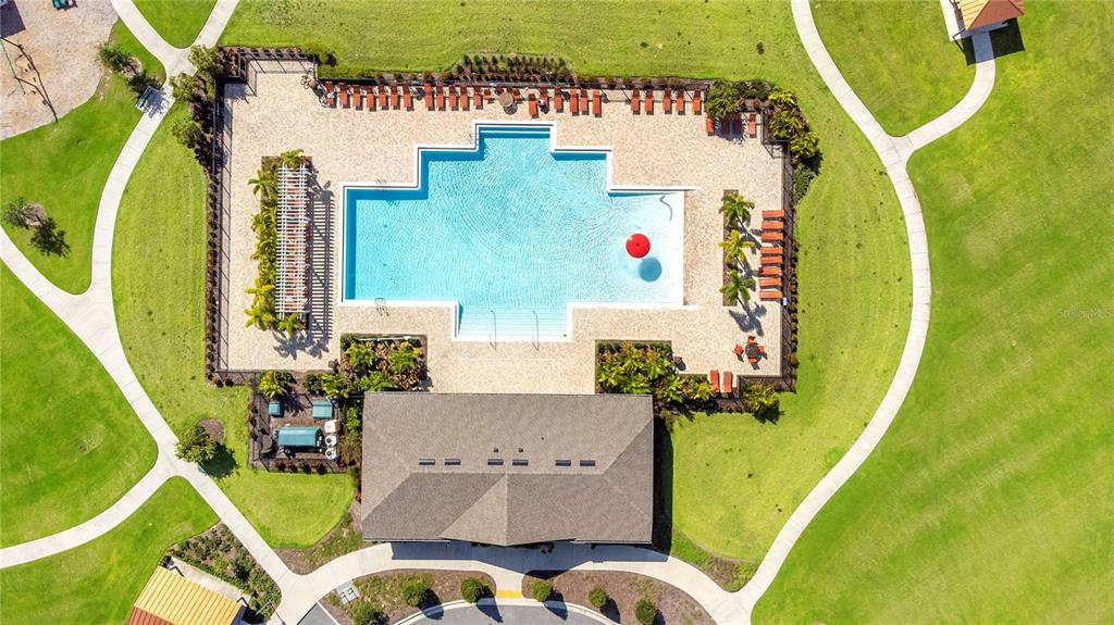 167 Eagleview Loop Davenport, FL 33837 - Photo 36 of 39 an aerial view of a swimming pool
