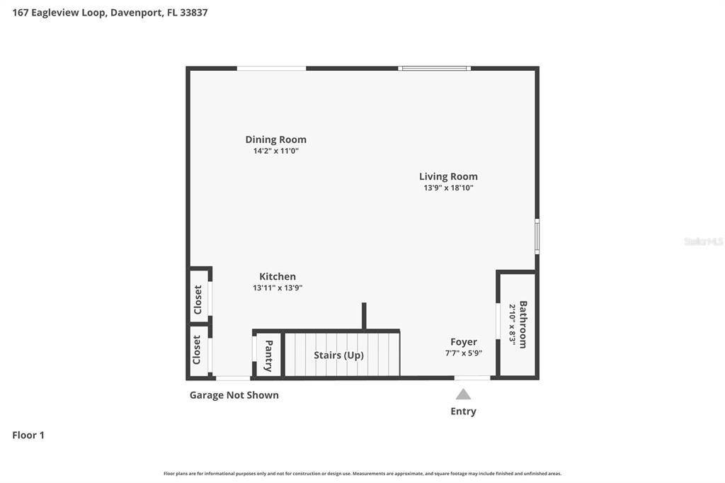 167 Eagleview Loop Davenport, FL 33837 - Photo 38 of 39 a picture of a floor plan