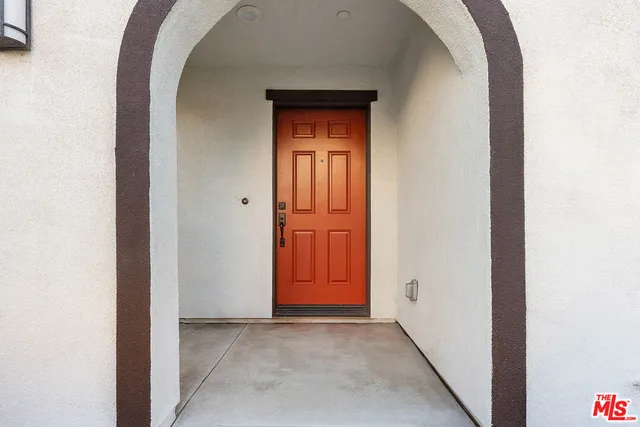 a view of front door
