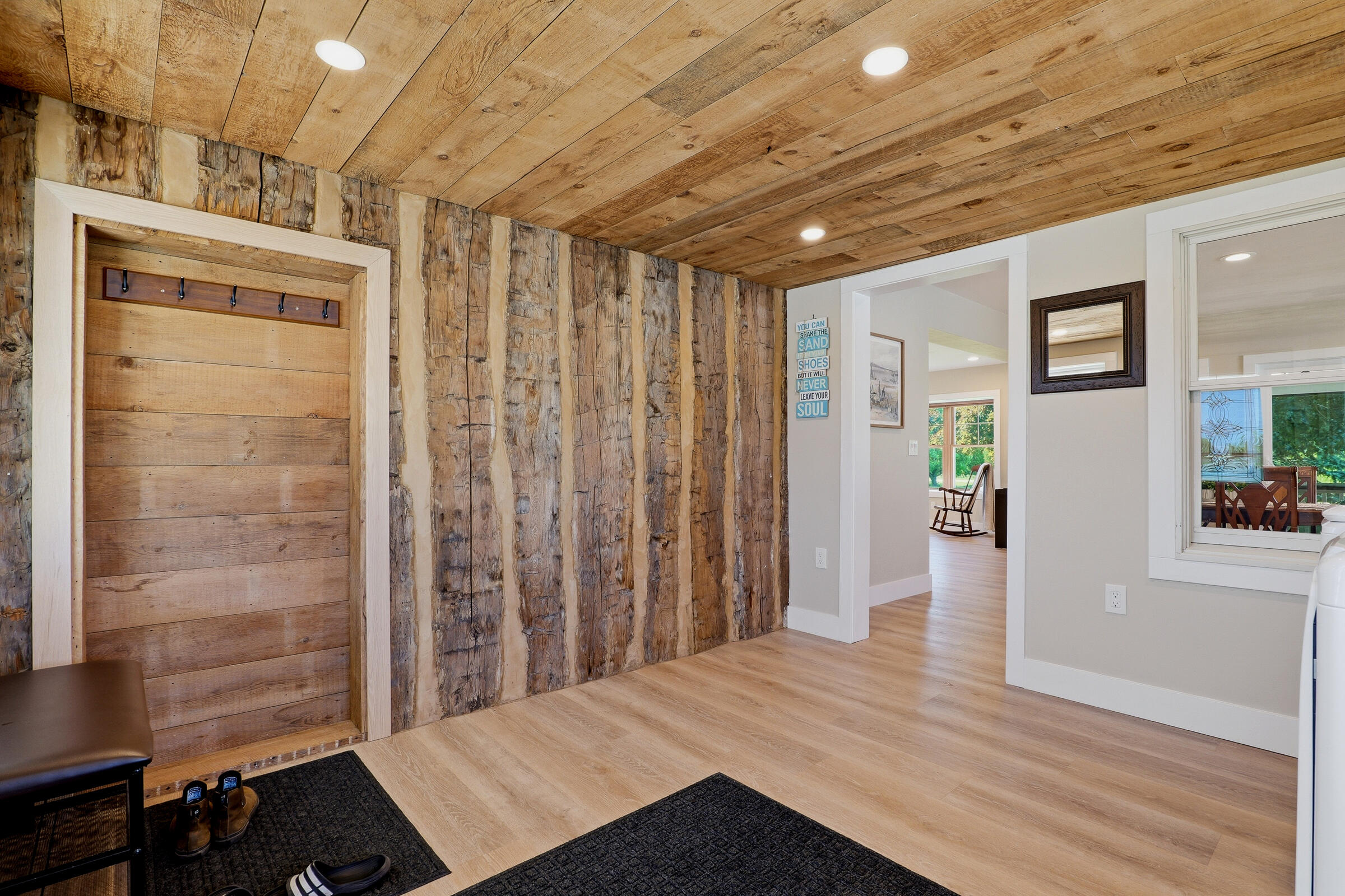 11020 Wilke Lake Road Schleswig, WI 53042 - Photo 4 of 62 Reclaimed Ceiling and Refurbished Hand H