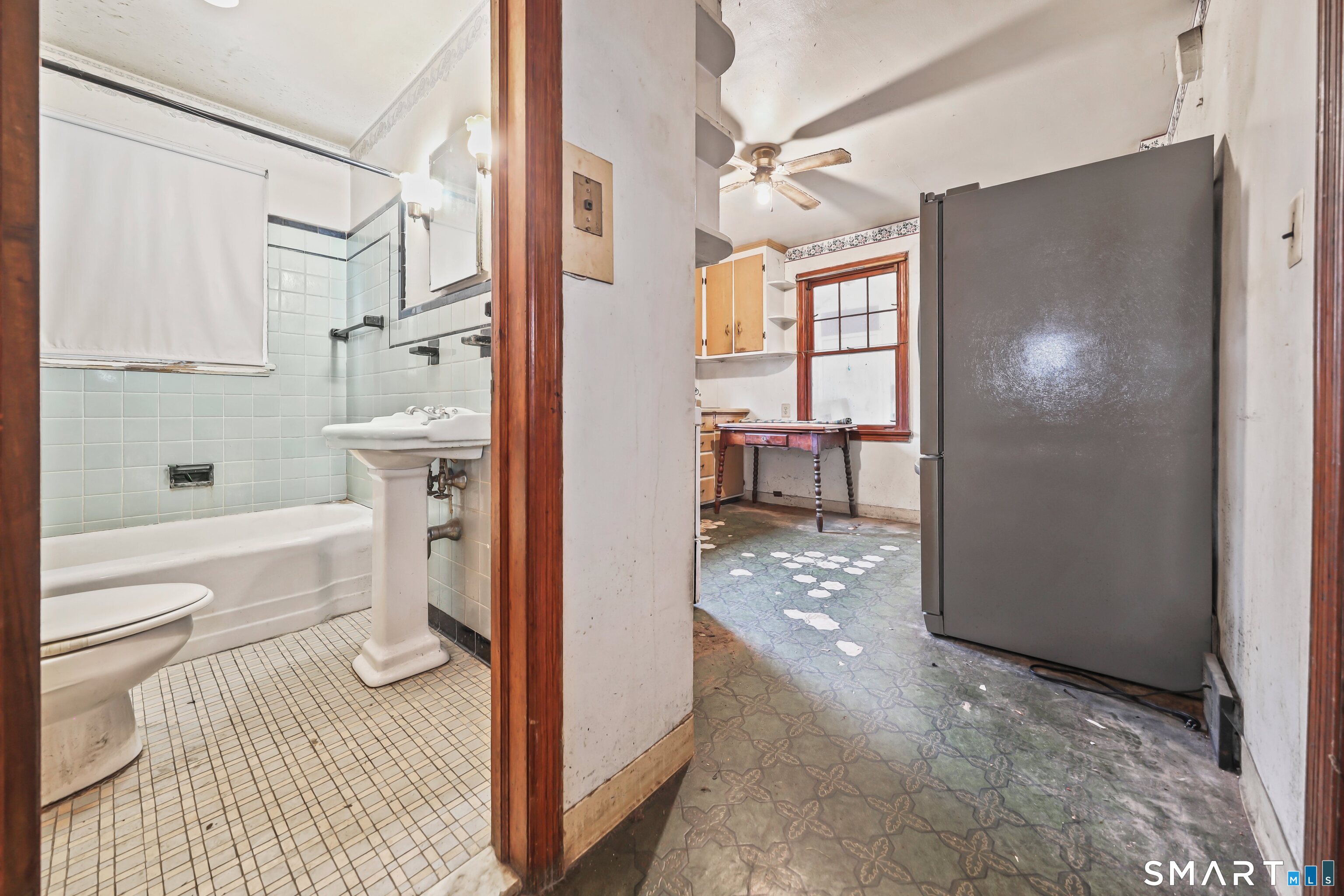 76 Clark Hill Road Prospect, CT 06712 - Photo 17 of 44 a bathroom with a sink a toilet and shower view