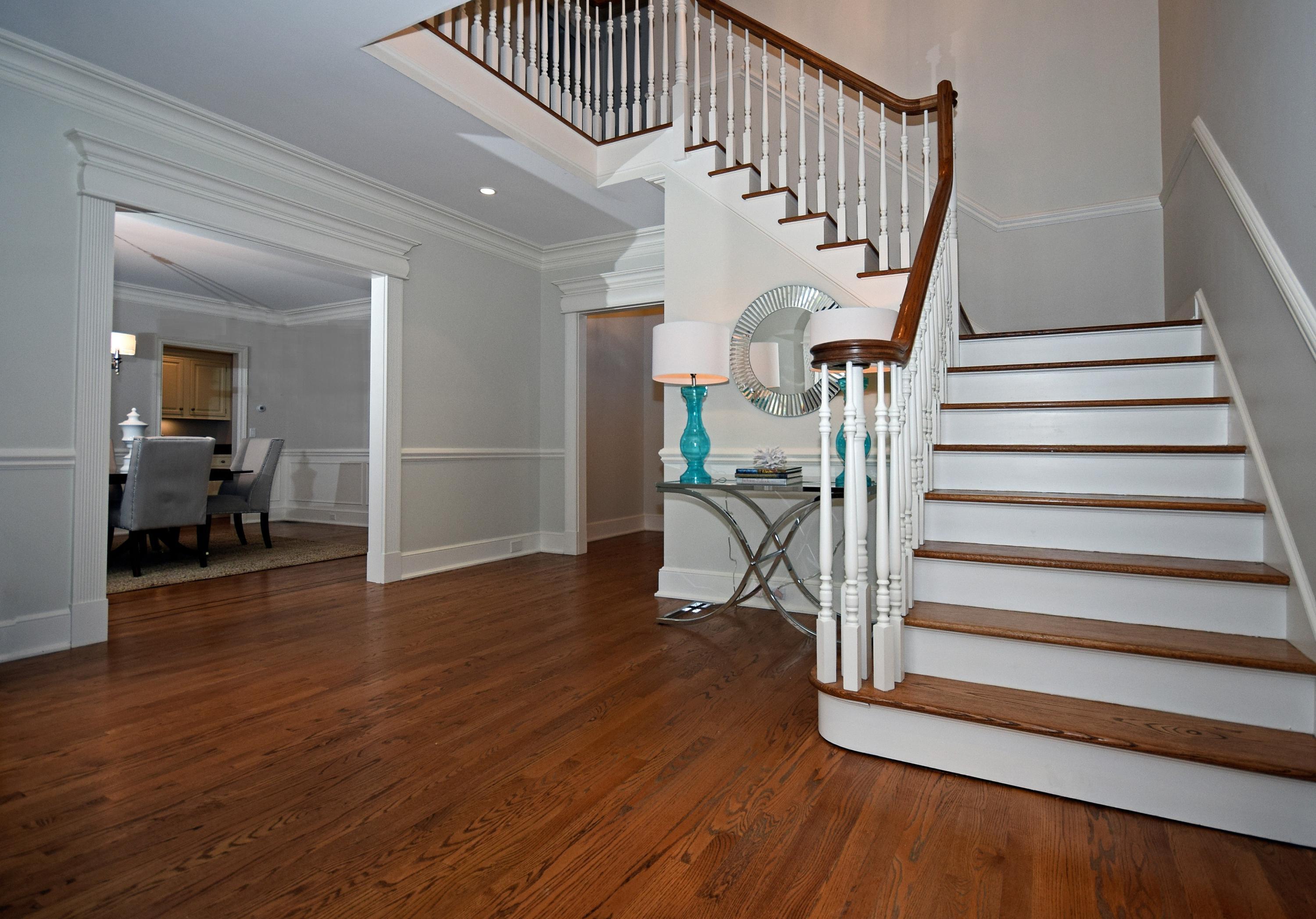 879 Valley Road New Canaan, CT 06840 - Photo 4 of 26 a view of entryway and hall with wooden floor