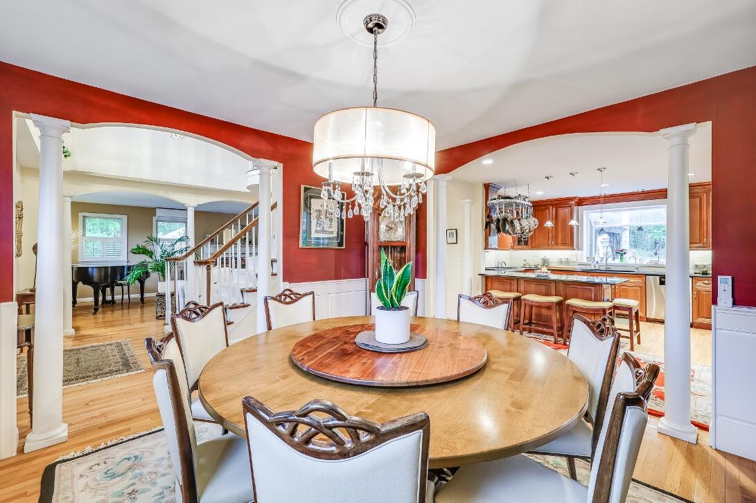 227 Run Hill Road Brewster, MA 02631 - Photo 26 of 89 a dining room with furniture and wooden floor
