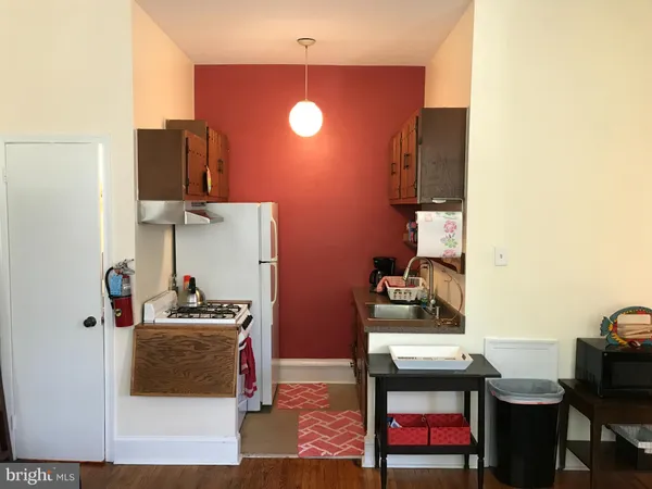 a living room with a couch and a coffee table