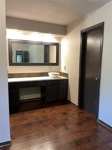 a room with wooden floor