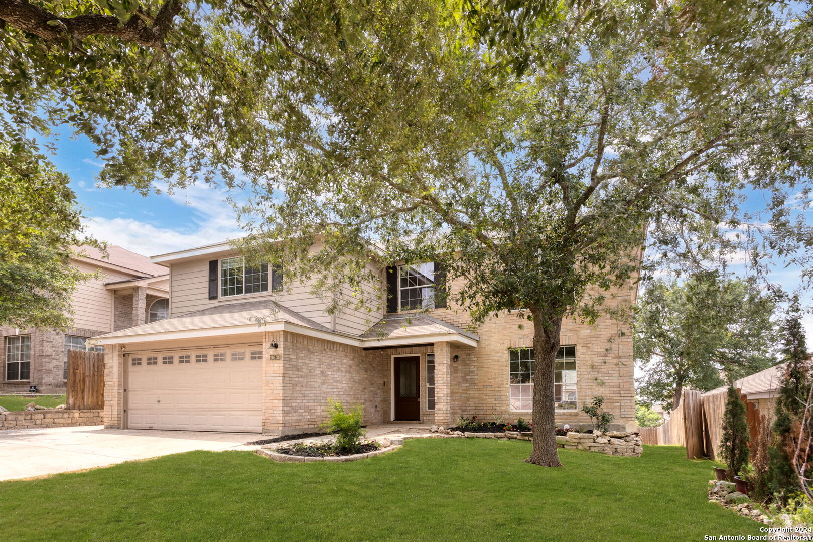 front view of house with a yard