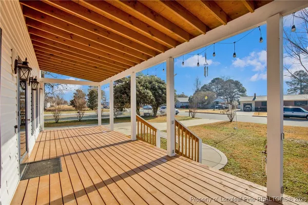 a view of swimming pool with a large window