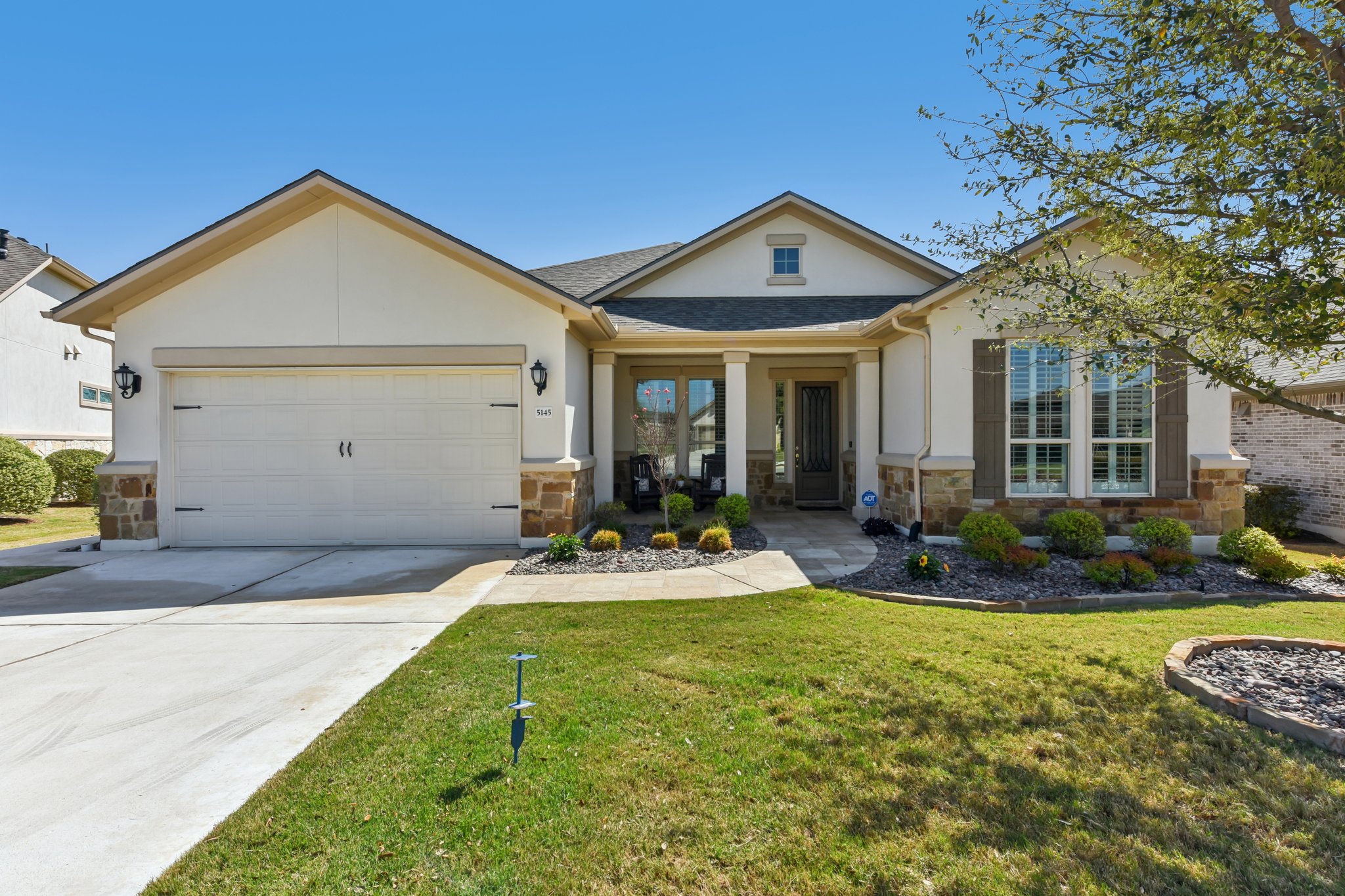 5145 Corelli Falls Round Rock, TX 78665 - Photo 1 of 1 a view of a house with backyard and porch