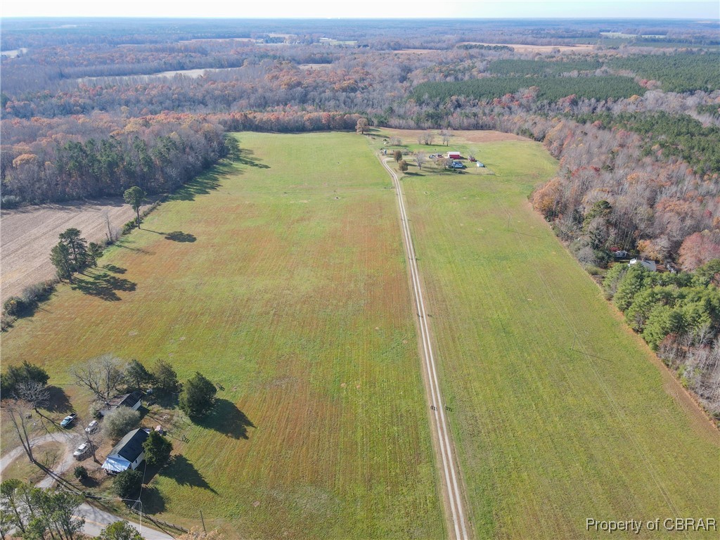 1282 Water View Road Water View, VA 23180 - Photo 40 of 49 Drone / aerial view featuring a rural view