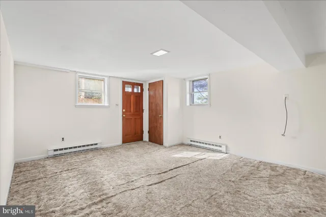 a view of an empty room