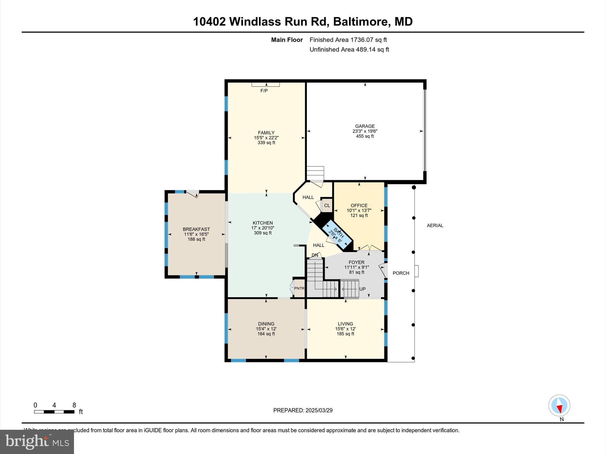 10402 Windlass Run Road Baltimore, MD 21220 - Photo 70 of 72 Main Level Floor Plan