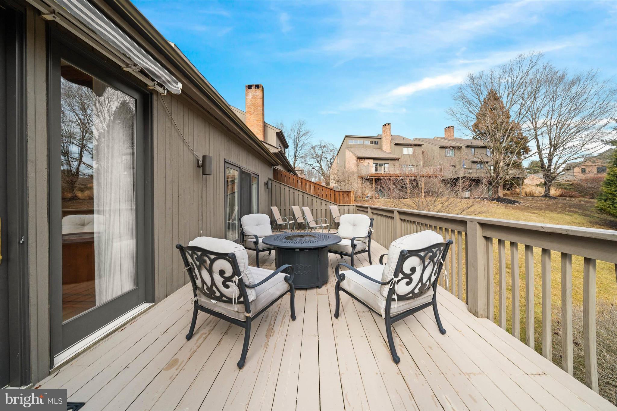 103 Downs Drive Wilmington, DE 19807 - Photo 57 of 70 a view of a balcony with chairs and wooden floor