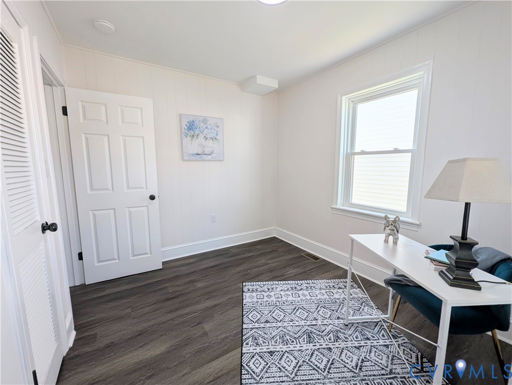 407 Washington Avenue Colonial Heights, VA 23834 - Photo 18 of 41 Unfurnished office with dark wood-style floors and