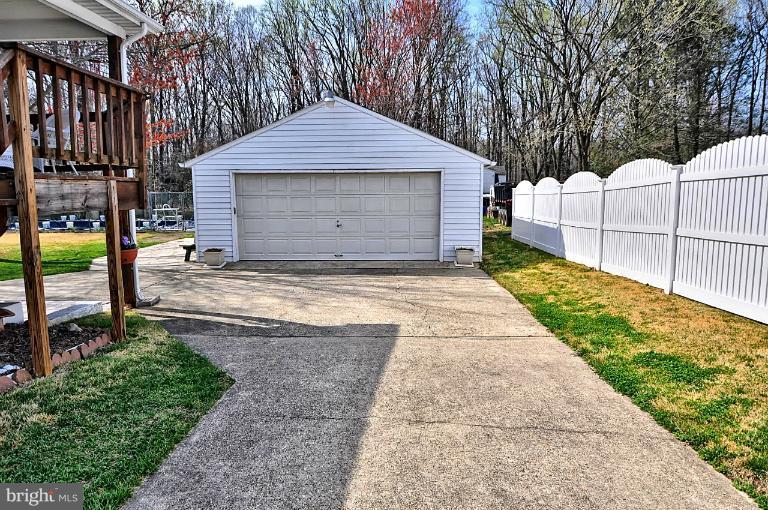 7807 Brooklyn Bridge Road Laurel, MD 20707 - Photo 22 of 27 Detached 2 car garage with electric