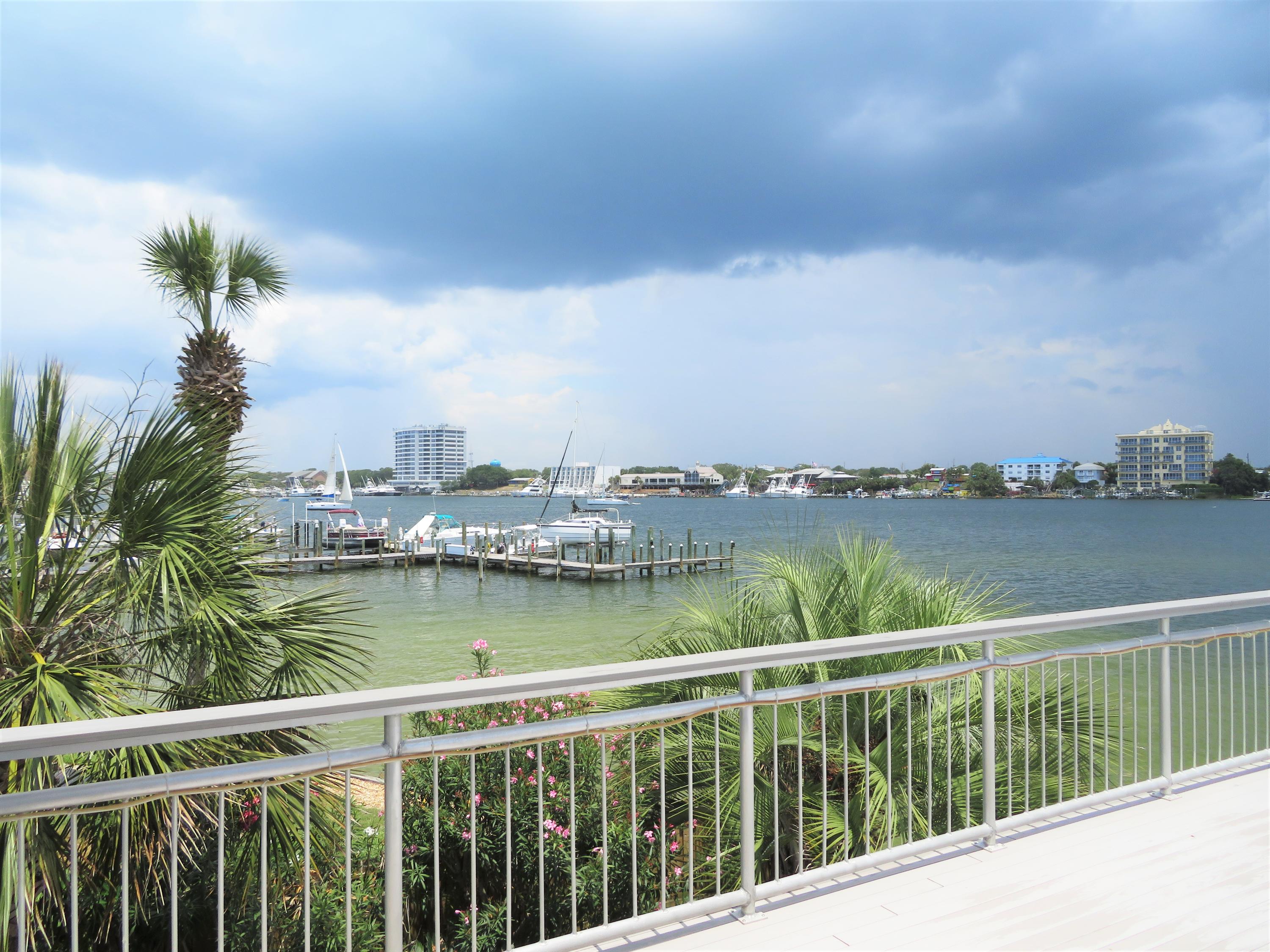 191 Durango Road Destin, FL 32541 - Photo 11 of 25 a view of a lake from a balcony