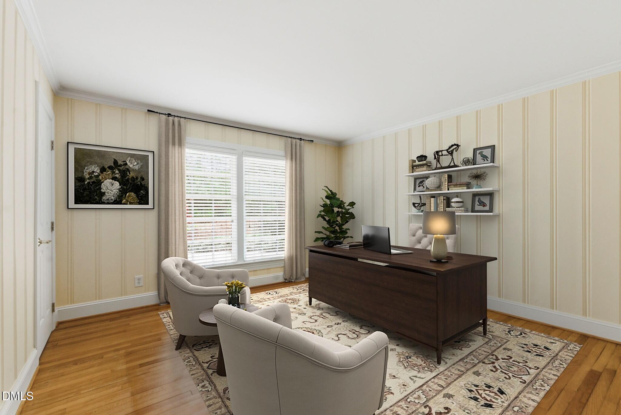 3910 Plymouth Road Durham, NC 27707 - Photo 64 of 100 Bedroom 2 - Virtually Staged As An Office