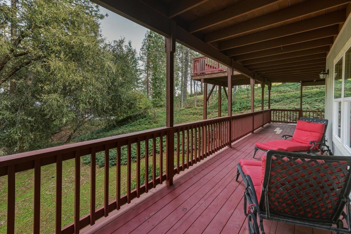 16041 John Way Grass Valley, CA 95949 - Photo 48 of 56 a view of a balcony with furniture
