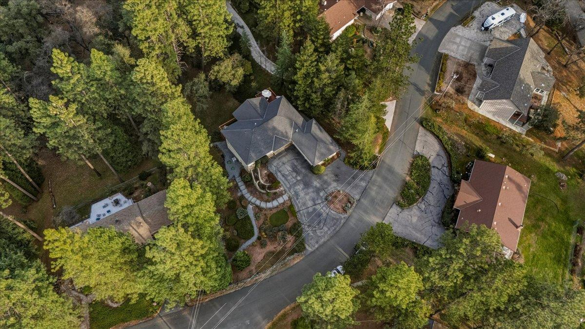 16041 John Way Grass Valley, CA 95949 - Photo 52 of 56 an aerial view of a house with a yard