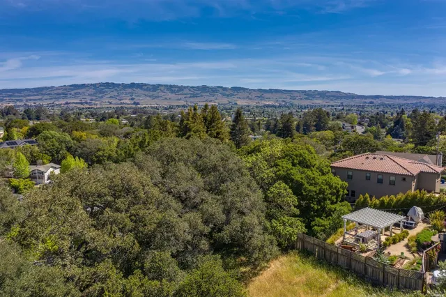 a view of a lake with a mountain