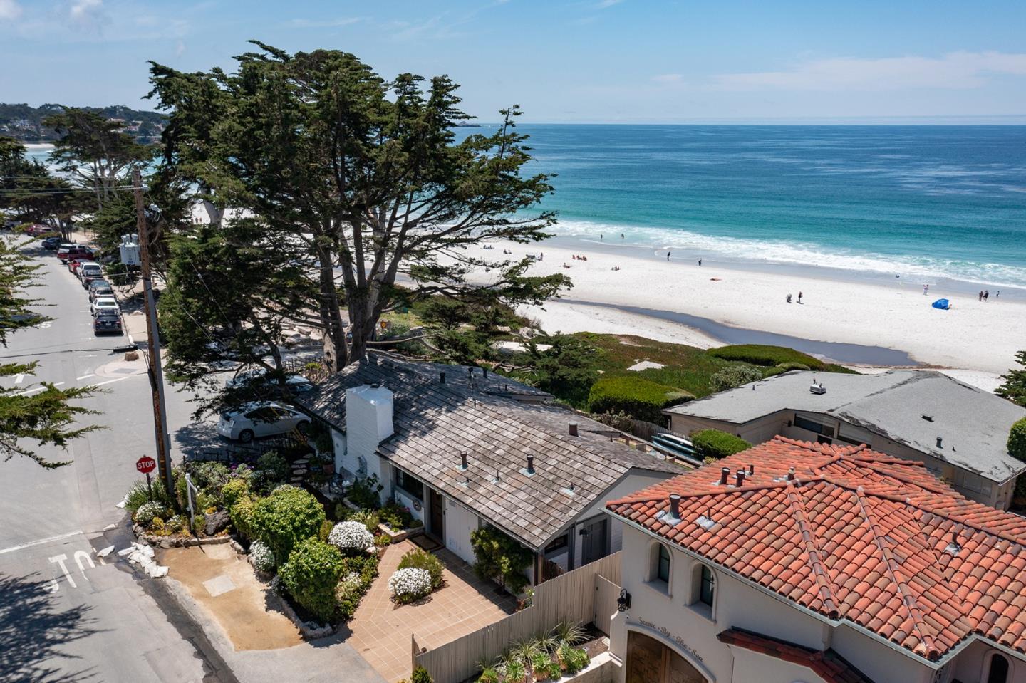 0 Scenic & 8th Corner Carmel, CA 93923 - Photo 26 of 27 an aerial view of a yard with horses