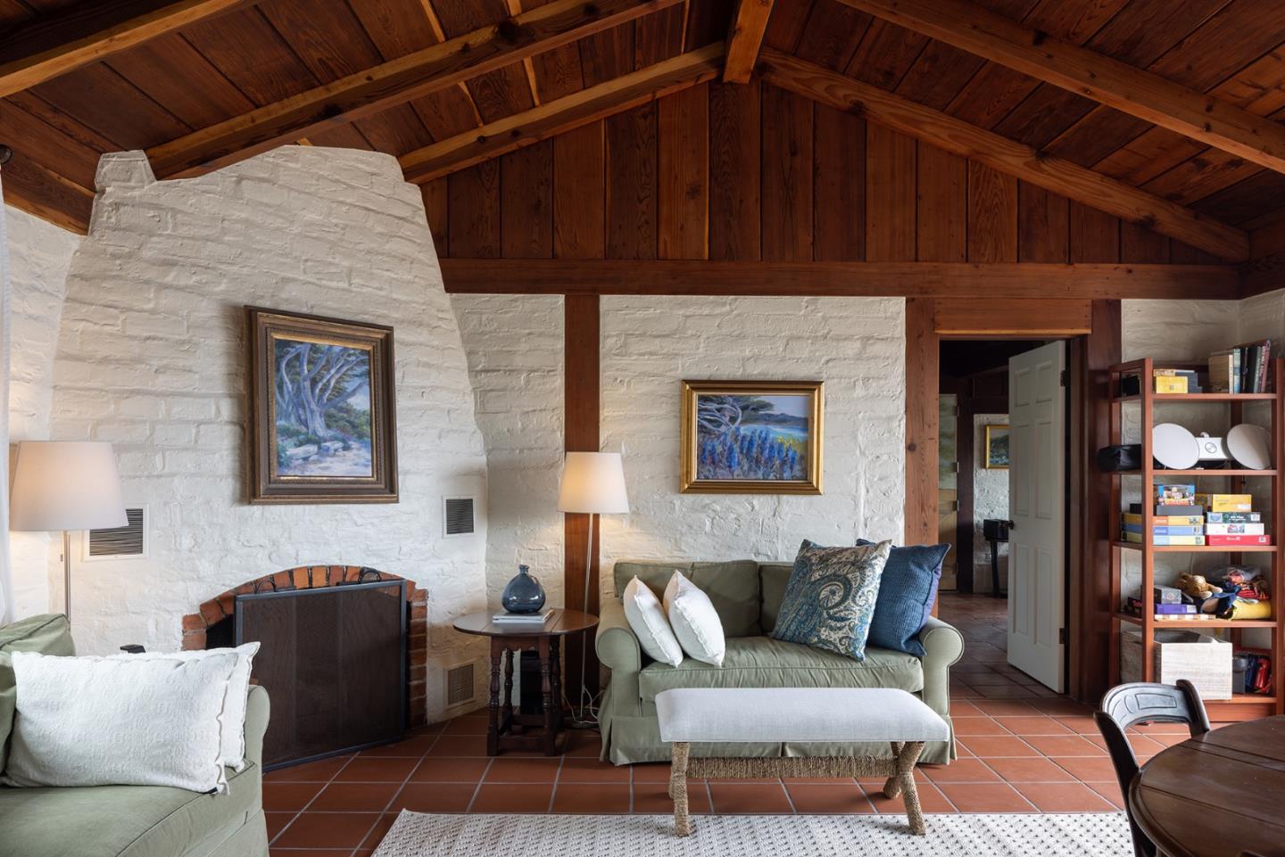0 Scenic & 8th Corner Carmel, CA 93923 - Photo 8 of 27 a living room with furniture and a fireplace