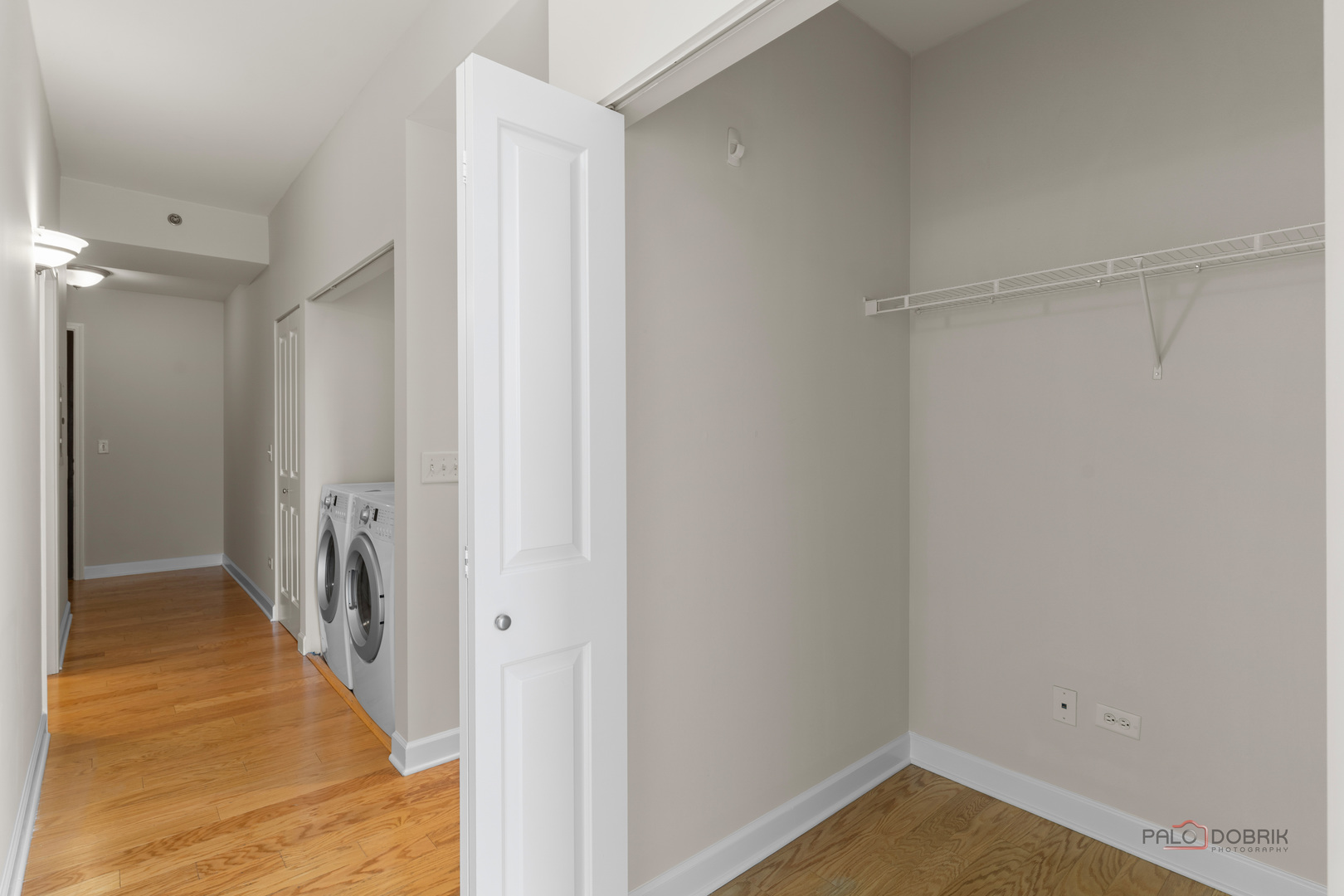 1400 South Michigan Avenue, Unit 1404 Chicago, IL 60605 - Photo 13 of 26 a view of hallway with wooden floor