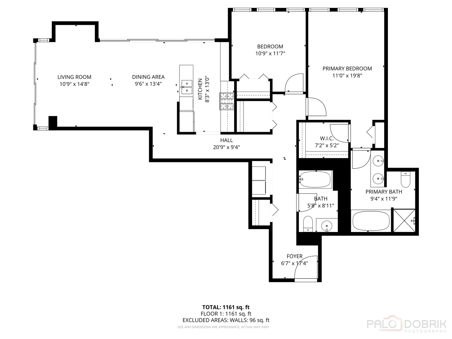 1400 South Michigan Avenue, Unit 1404 Chicago, IL 60605 - Photo 26 of 26 a picture of a floor plan