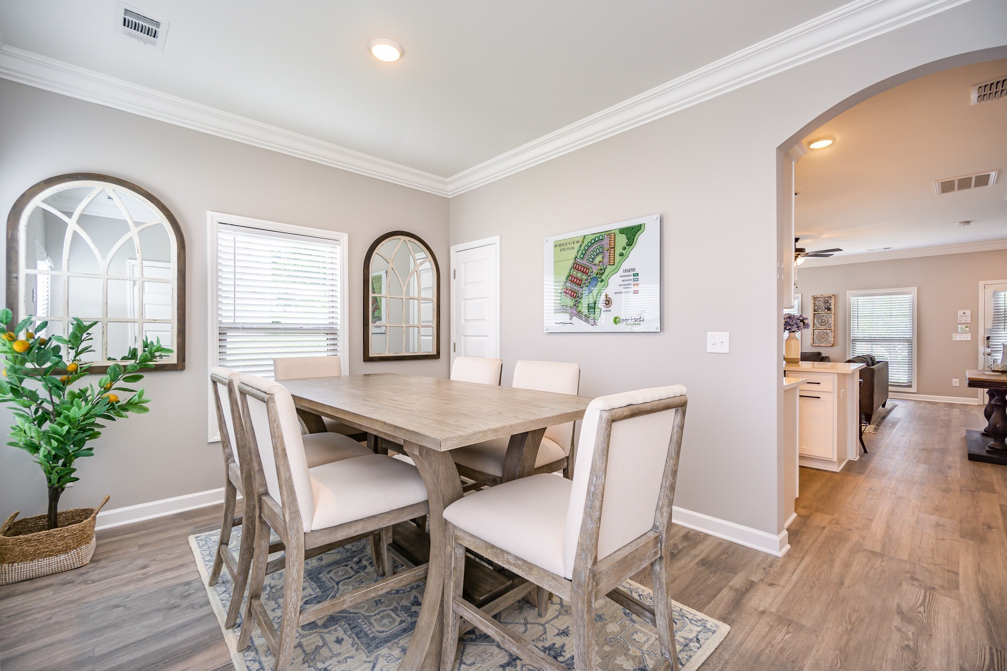 1752 Fenway Loop Antioch, TN 37013 - Photo 15 of 38 a view of a dining room with furniture window and wooden floor