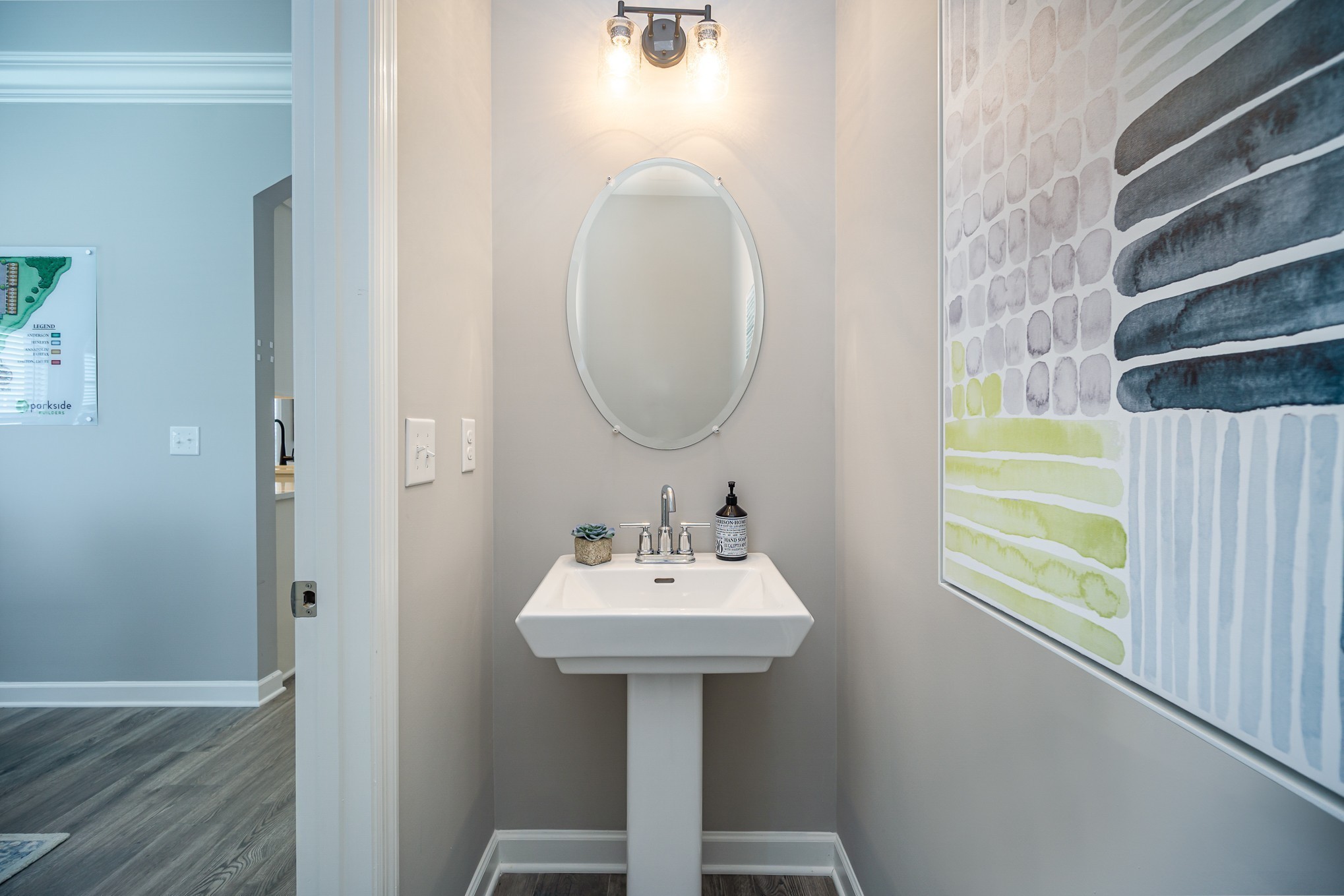 1752 Fenway Loop Antioch, TN 37013 - Photo 16 of 38 a bathroom with a sink and a mirror