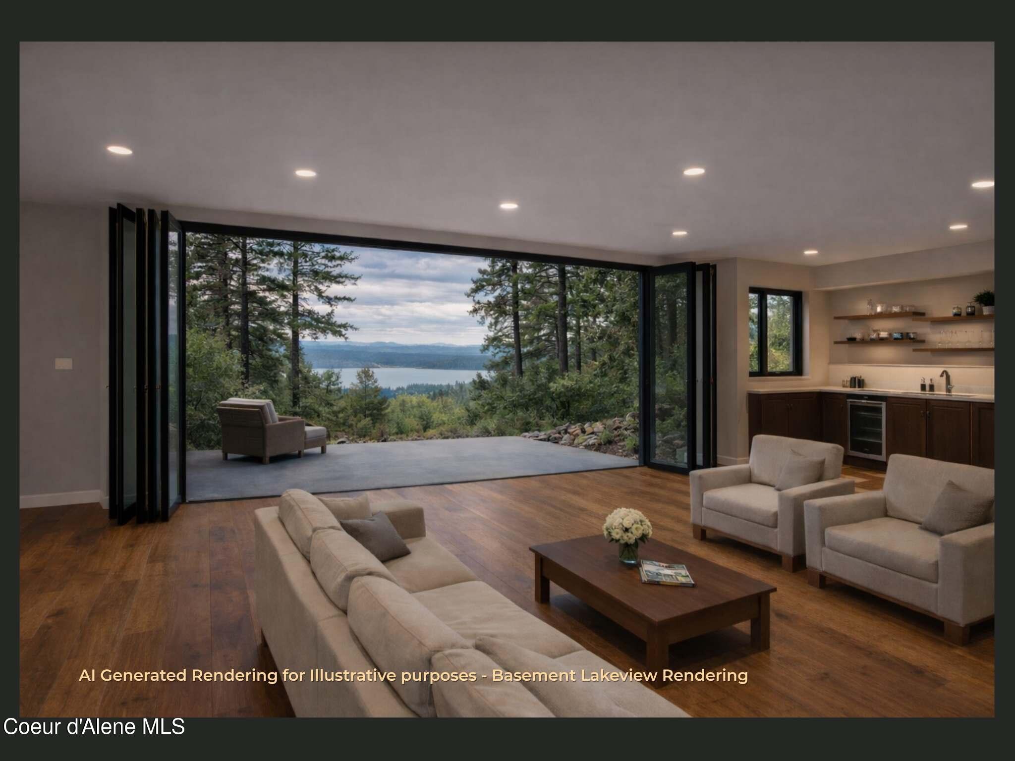 Lt1-blk1 South Hanson Road Harrison, ID 83833 - Photo 8 of 28 Basement – AI Concept Rendering